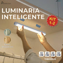Kit 2 Smart Luminária Inteligente Ultra LED com sensor de movimento sem fio e Recarregável USB fino barra 10/20/30/50cm