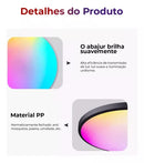 Luz de Teto RGB Inteligente com Controle Remoto