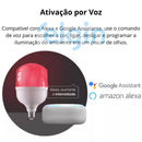 Kit 2 Lâmpadas Inteligente Led Bulbo 10w Rgb Smart Color - Elgin