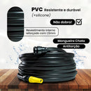 Mangueira Antitorção 50M Resistente e Reforçada Preta para Jardim