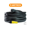 Mangueira Antitorção 50M Resistente e Reforçada Preta para Jardim