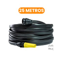 Mangueira Antitorção 50M Resistente e Reforçada Preta para Jardim