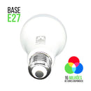 Kit 5 Lâmpadas Lâmpada LED Bulbo Inteligente 11W RGB