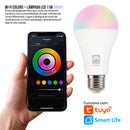 Kit 5 Lâmpadas Lâmpada LED Bulbo Inteligente 11W RGB