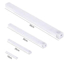 Kit 2 Smart Luminária Inteligente Ultra LED com sensor de movimento sem fio e Recarregável USB fino barra 10/20/30/50cm